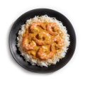 Curry mit Crevetten und Basmatireis